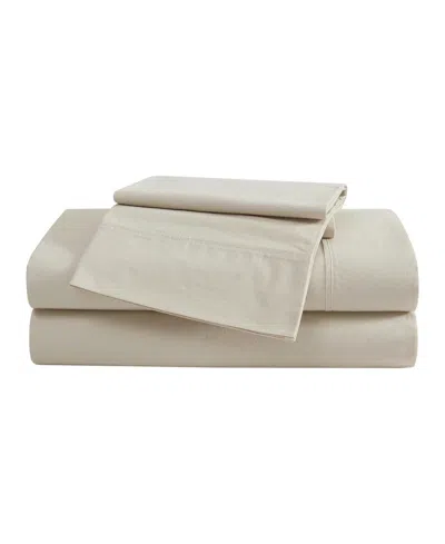 Eddie Bauer Solid Brushed 180-thread Count Cotton Percale 3-pc. Sheet Set, Twin