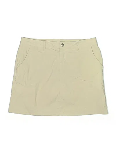 Pre-owned Eddie Bauer Sport Active Skort In Brown