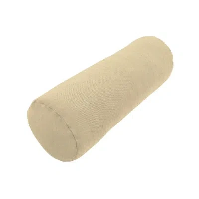 Eddie Bauer Sunbrella Knife Edge Bolster Pillow In Spectrum Sand Sunbrella® Plainweave