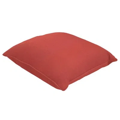 Eddie Bauer Sunbrella Single Piped Throw Pillow In Canvas Henna Sunbrella Canvas