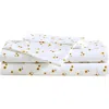 Eddie Bauer Sunflower 200 Thread Count Cotton Percale Full Sheet Set In Bright Yellow