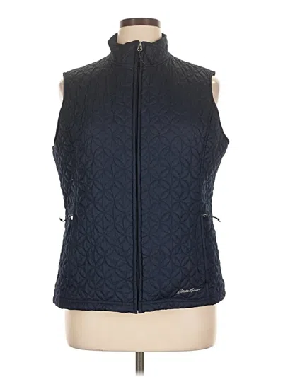 Pre-owned Eddie Bauer Sweater Vest In Blue