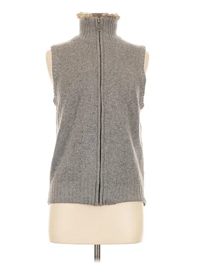 Pre-owned Eddie Bauer Sweater Vest In Gray
