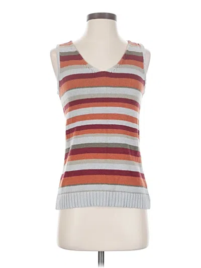 Pre-owned Eddie Bauer Sweater Vest In Gray
