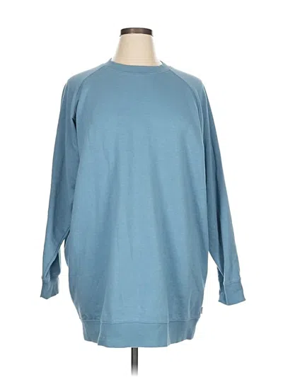 Pre-owned Eddie Bauer Sweatshirt In Blue