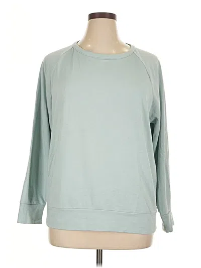 Pre-owned Eddie Bauer Sweatshirt In Blue
