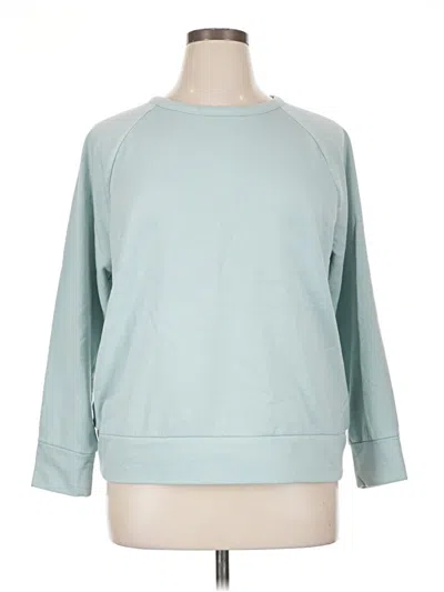 Pre-owned Eddie Bauer Sweatshirt In Blue