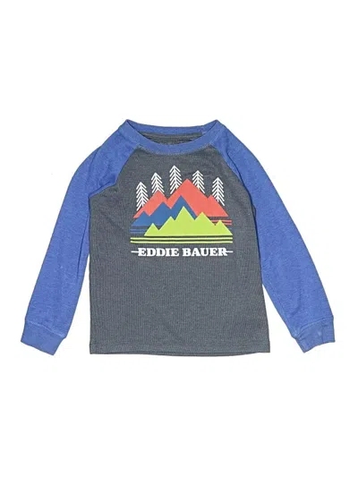 Pre-owned Eddie Bauer Kids' Sweatshirt In Blue