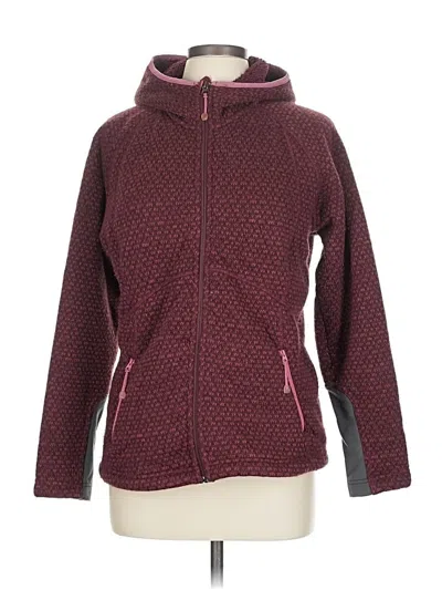 Pre-owned Eddie Bauer Sweatshirt In Burgundy