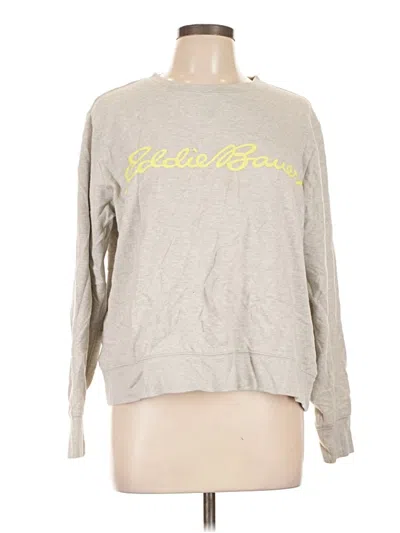 Pre-owned Eddie Bauer Sweatshirt In Gray