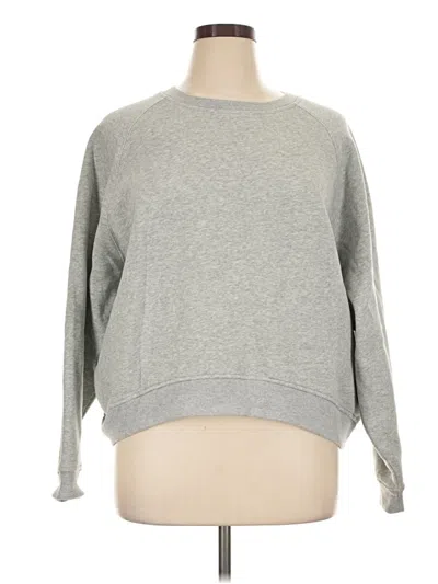 Pre-owned Eddie Bauer Sweatshirt In Gray