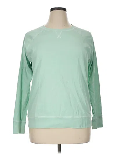 Pre-owned Eddie Bauer Sweatshirt In Green