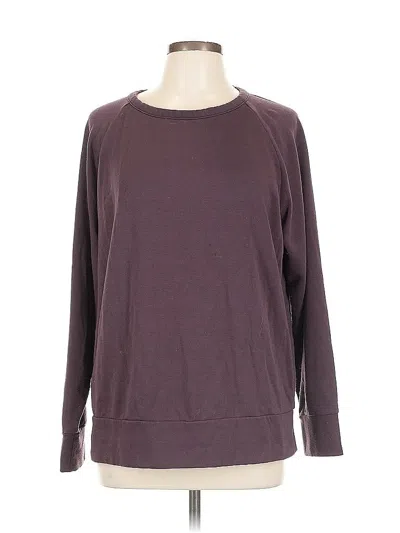 Pre-owned Eddie Bauer Sweatshirt In Purple