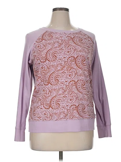 Pre-owned Eddie Bauer Sweatshirt In Purple