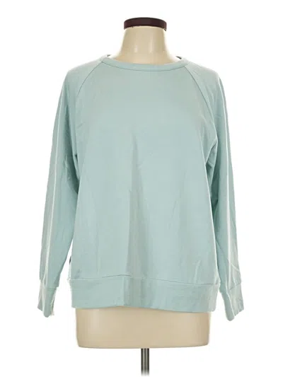 Pre-owned Eddie Bauer Sweatshirt In Teal