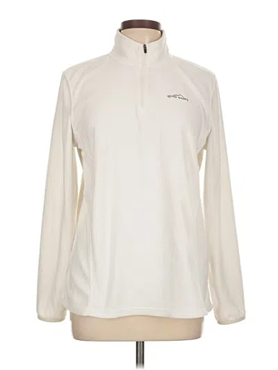 Pre-owned Eddie Bauer Sweatshirt In White