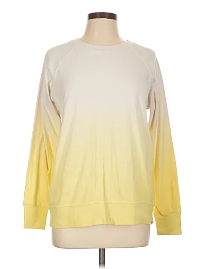 Pre-owned Eddie Bauer Sweatshirt In Yellow