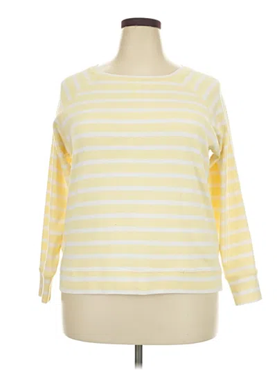 Pre-owned Eddie Bauer Sweatshirt In Yellow