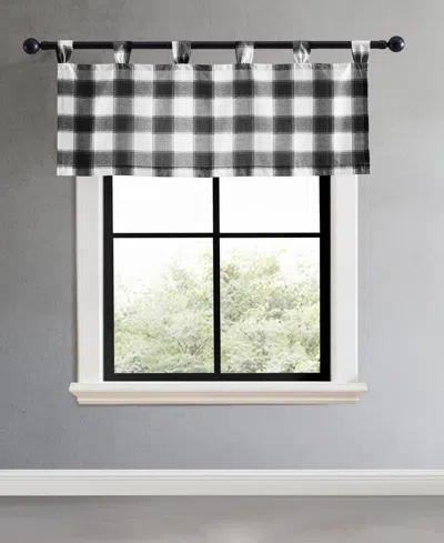 Eddie Bauer Tab Top Valance, 20"x 50" In Canyon Plaid