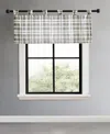 Eddie Bauer Tab Top Valance, 20"x 50" In Fall Creek Plaid