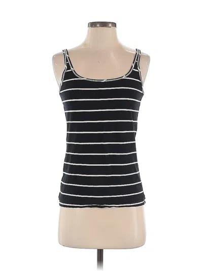 Pre-owned Eddie Bauer Tank Top Black Strapless Neckline Tops