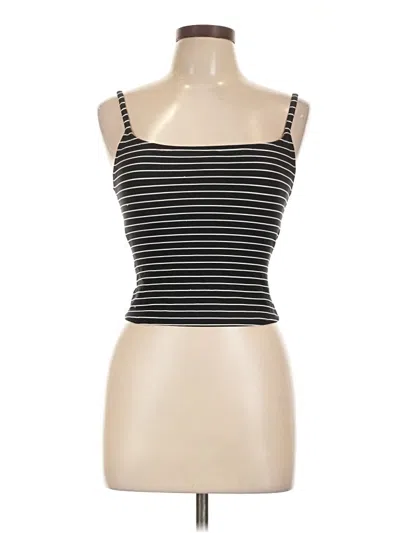 Pre-owned Eddie Bauer Tank Top Black Strapless Neckline Tops