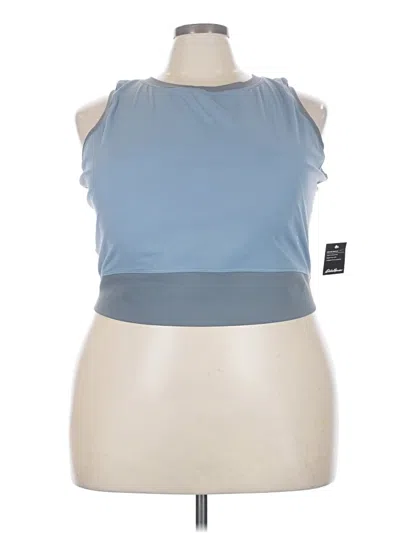 Eddie Bauer Tank Top Blue Halter Neckline Tops