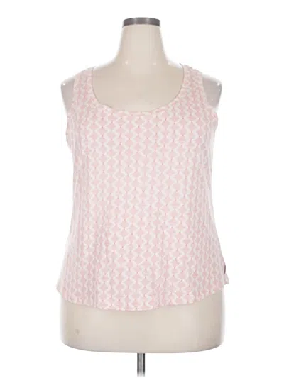 Pre-owned Eddie Bauer Tank Top Pink Halter Neckline Tops