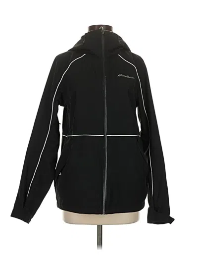 Pre-owned Eddie Bauer Track Jacket In Black