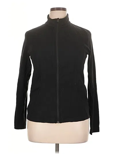 Pre-owned Eddie Bauer Track Jacket In Black