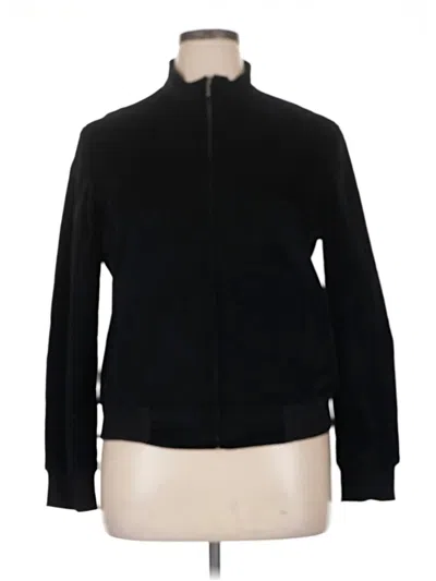 Pre-owned Eddie Bauer Track Jacket In Black