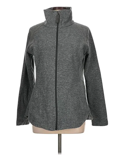 Pre-owned Eddie Bauer Track Jacket In Gray