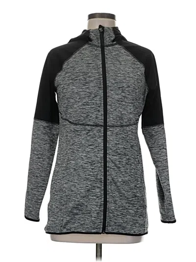 Pre-owned Eddie Bauer Track Jacket In Gray