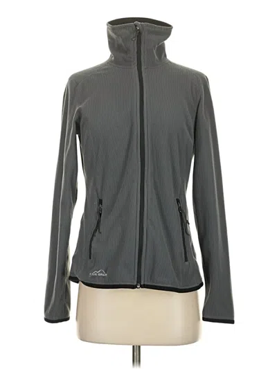Pre-owned Eddie Bauer Track Jacket In Gray