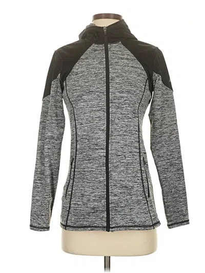 Pre-owned Eddie Bauer Track Jacket In Gray