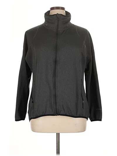 Pre-owned Eddie Bauer Track Jacket In Gray