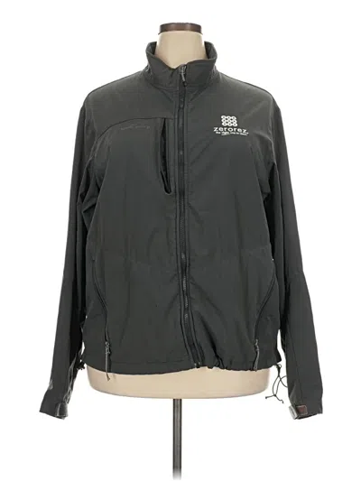 Pre-owned Eddie Bauer Track Jacket In Gray