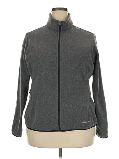 Pre-owned Eddie Bauer Track Jacket In Gray