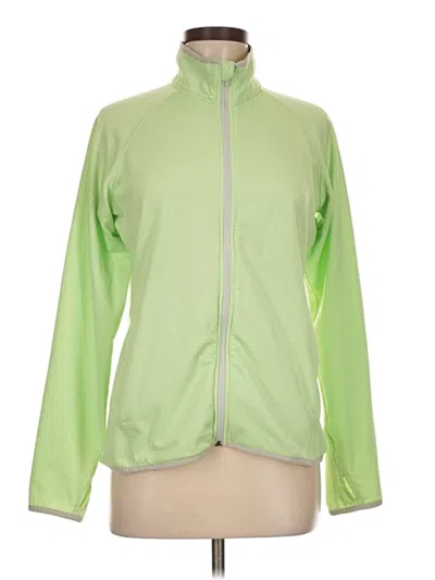 Pre-owned Eddie Bauer Track Jacket In Green