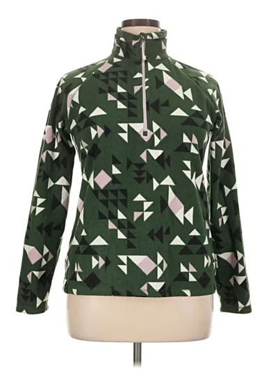 Pre-owned Eddie Bauer Track Jacket In Green