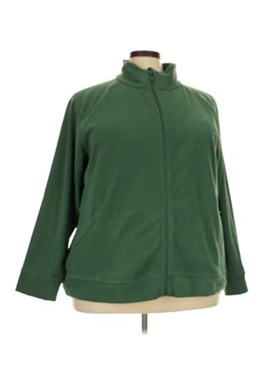 Pre-owned Eddie Bauer Track Jacket In Green