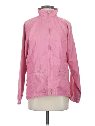 Pre-owned Eddie Bauer Track Jacket In Pink