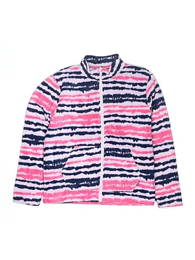 Pre-owned Eddie Bauer Kids' Track Jacket In Pink