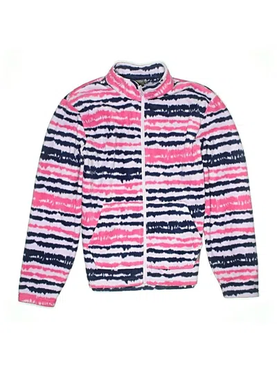 Pre-owned Eddie Bauer Kids' Track Jacket In Pink