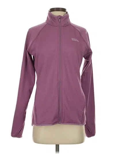 Pre-owned Eddie Bauer Track Jacket In Purple