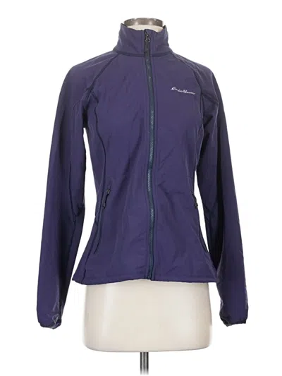 Pre-owned Eddie Bauer Track Jacket In Purple