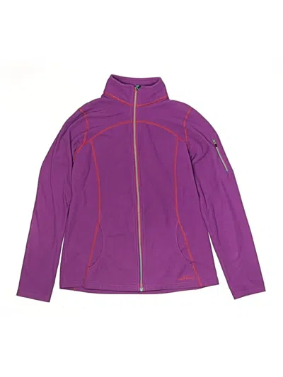 Pre-owned Eddie Bauer Kids' Track Jacket In Purple