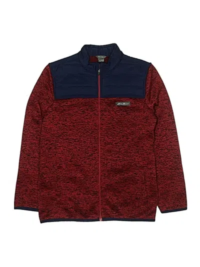 Pre-owned Eddie Bauer Kids' Track Jacket In Red