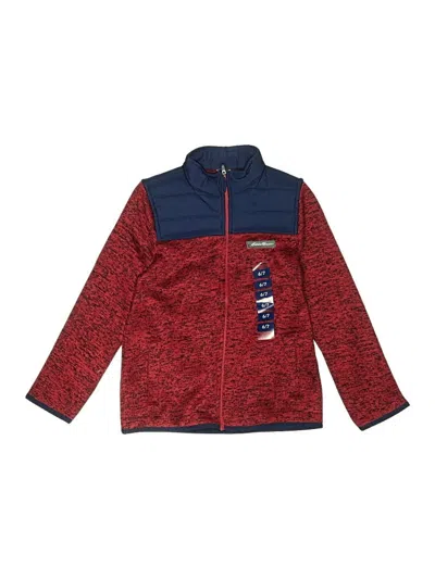 Pre-owned Eddie Bauer Kids' Track Jacket In Red
