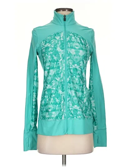 Pre-owned Eddie Bauer Track Jacket In Teal